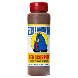 Secret Aardvark Red Scorpion Fiery Hot Sauce