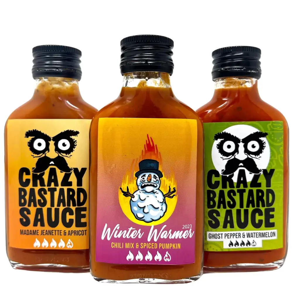 Crazy Bastard Sauce - Winter Warmer Set (3x100ml)