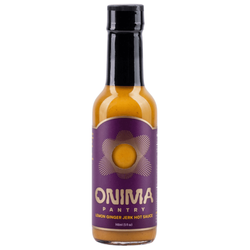 Onima Pantry Lemon Ginger Jerk Hot Sauce 148ml