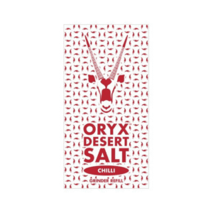 Oryx Desert Salt CHILLI - Suolamyllyn Täyttöpakkaus 200g
