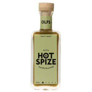 Olfs Hot Spize Fruity Freen Hot Sauce 100ml
