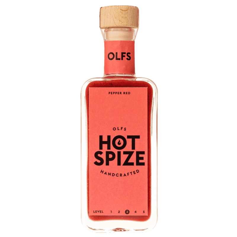 Olfs Hot Spize Pepper Red Hot Sauce 100ml