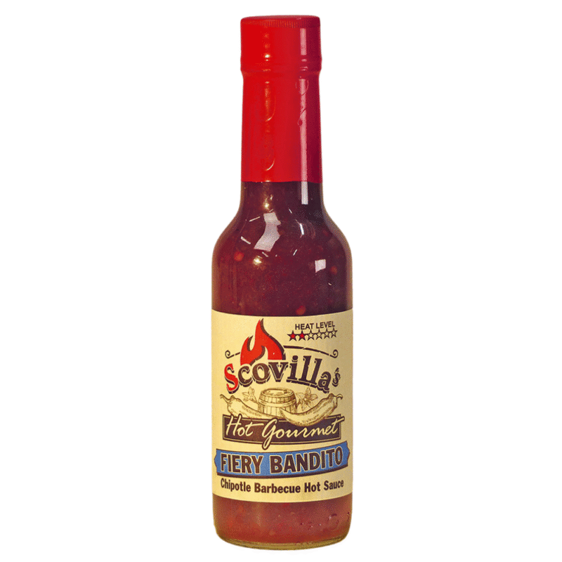 Scovillas Hot Gourmet Fiery Bandito Chipotle Barbecue Hot Sauce 148ml