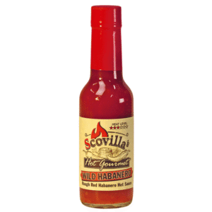 Scovillas Hot Gourmet Wild Habanero Rough Red Habanero Hot Sauce 148ml