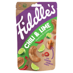 Fiddle's Peanuts & Cashews - Chili & Lime 70g