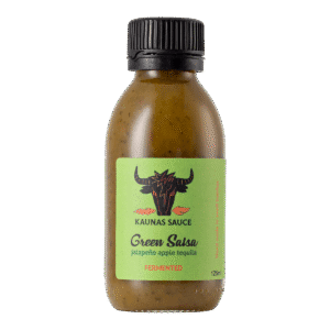 Kaunas Sauce Green Salsa Hot Sauce 125ml