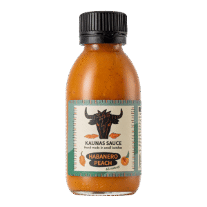 Kaunas Sauce Habanero Peach Hot Sauce 125ml