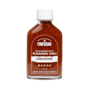 Finferno Punainen Chili Suolafermentoitu Chilisose 100ml